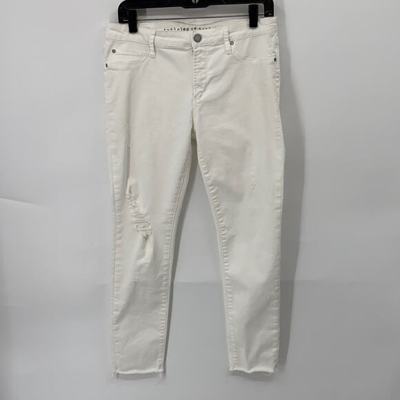 Articles of Society Los Angeles Women's White Distressed Jeans Size 30(10) - Picture 1 of 16
